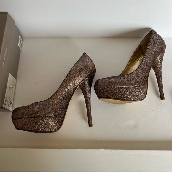 Bakers Glitter Heels Size 7M Multicolor Pumps - Picture 4 of 11